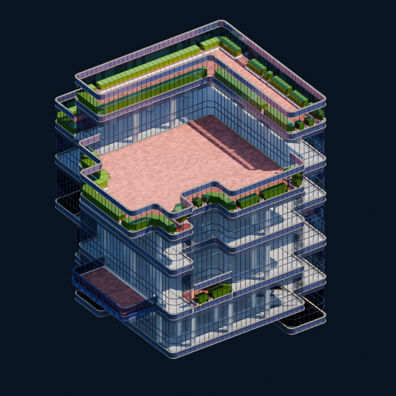 Glass Curtain 09